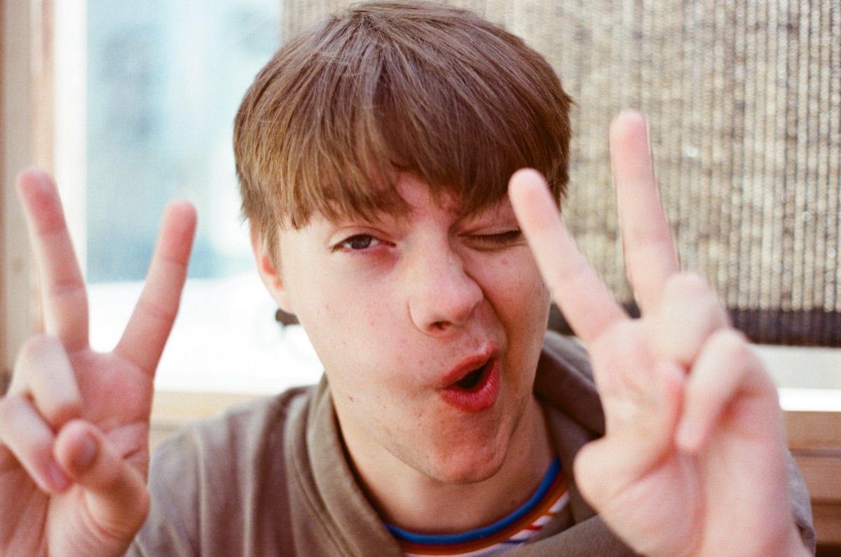 Ali making a funny face!