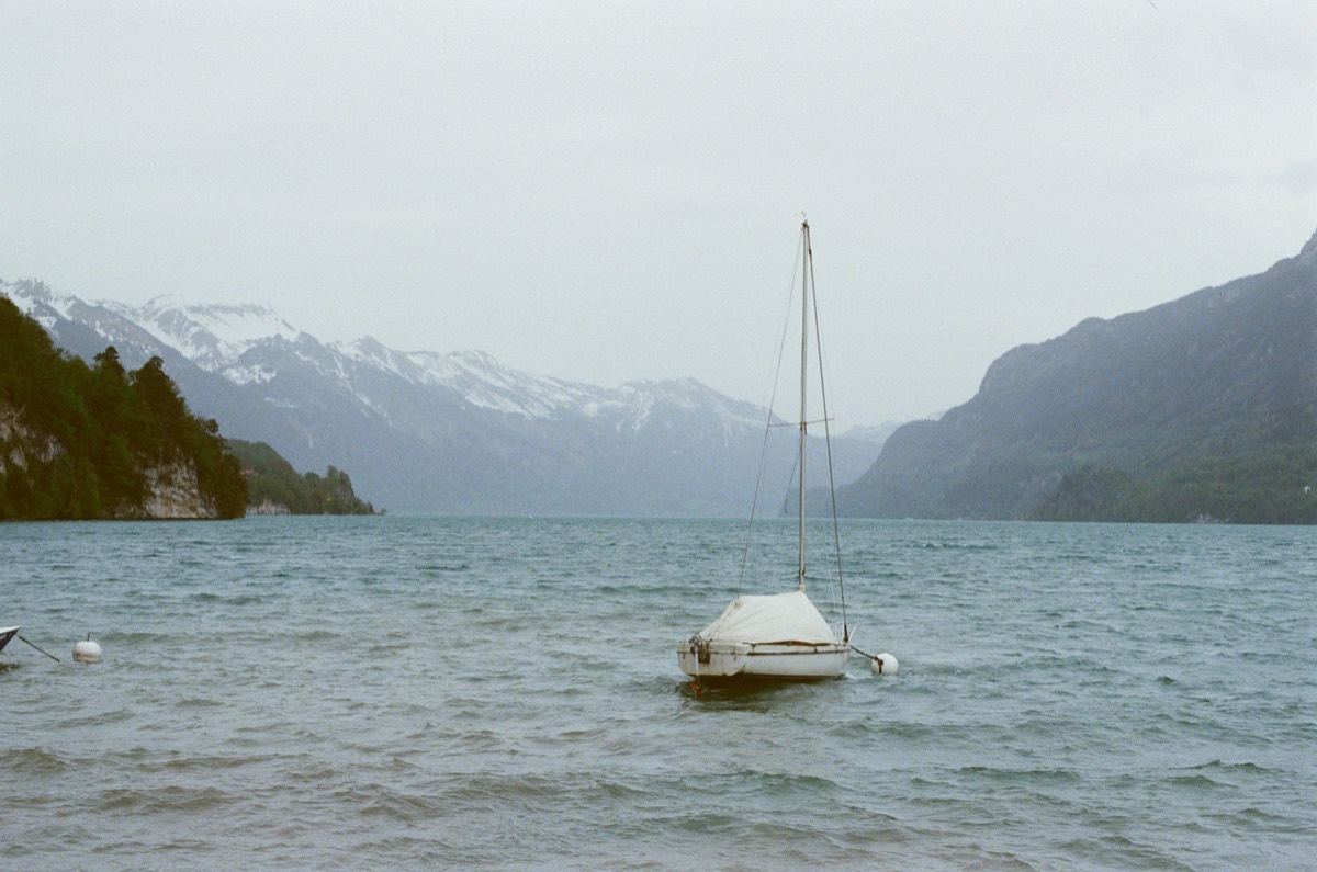 Fishing boat in interlaken