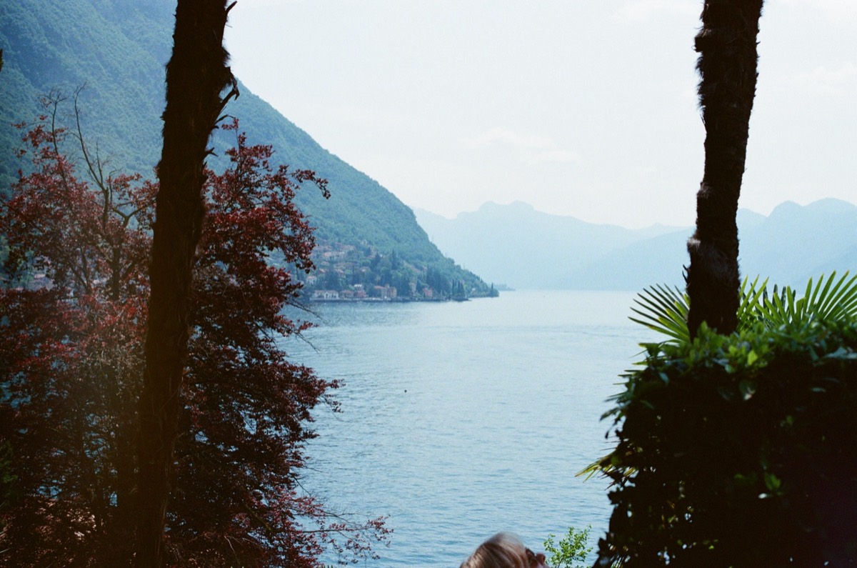 Garden at a como villa