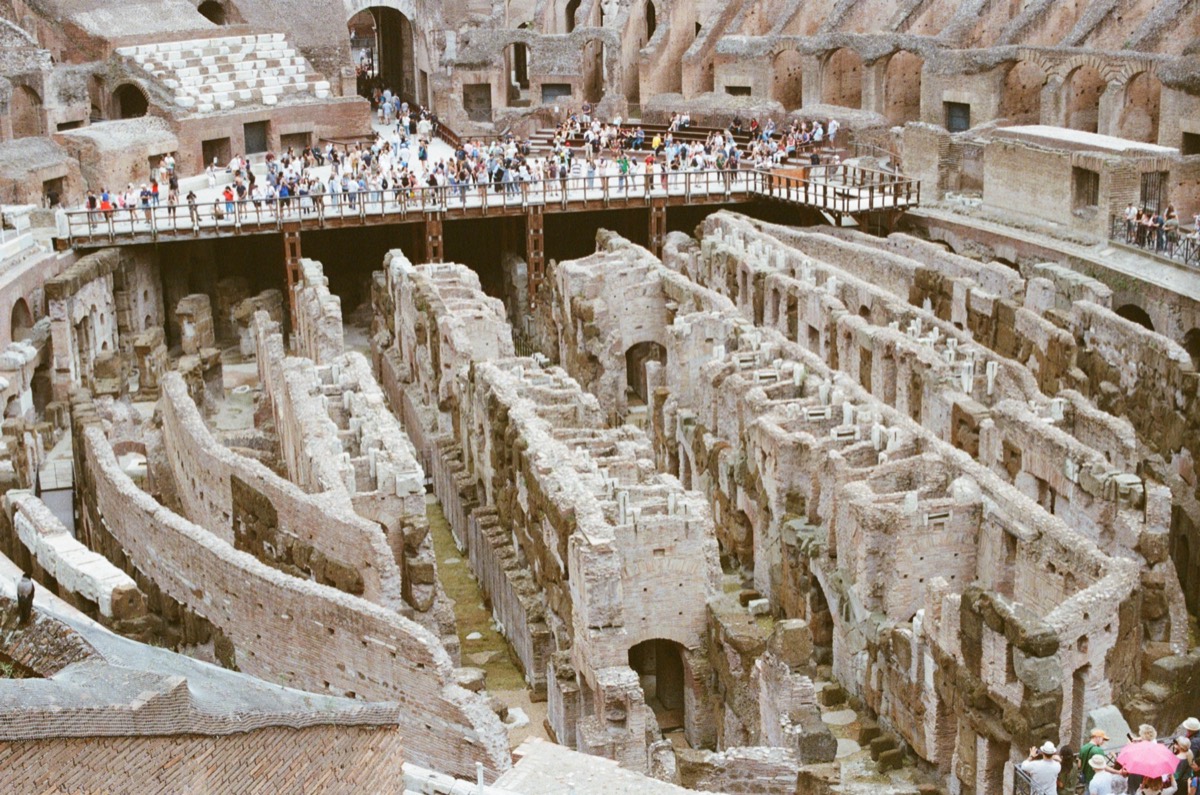 Inside the Colosseum