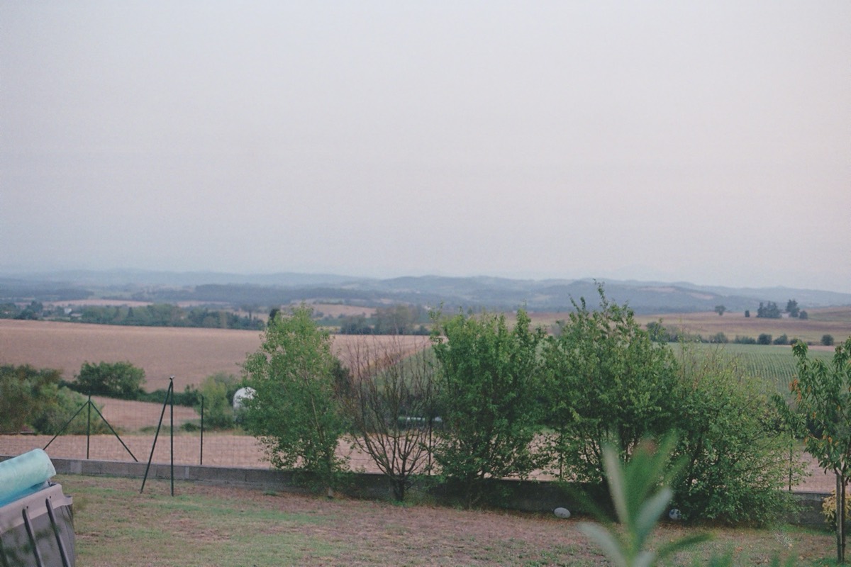 Hills in the south of france