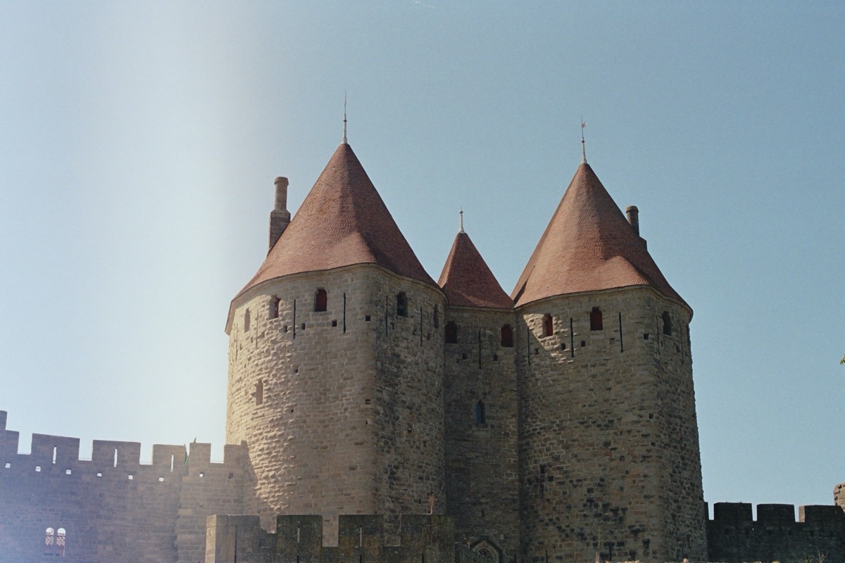 Turrets in Carcassonne
